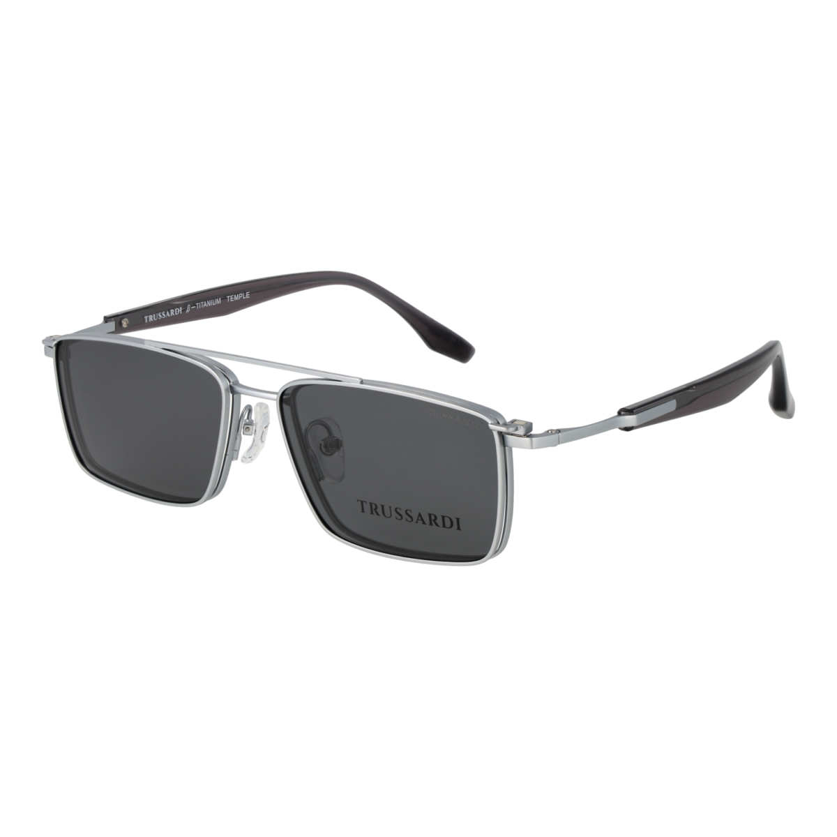 Trussardi Optical Frame TSM1047GT 03A 54 & Sunglasses Clip TSM1047GT 03AG 54